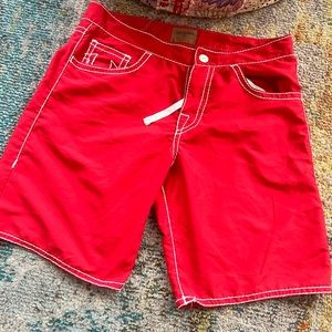 True Religion Swim Trunks Size 32